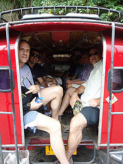 Team in red minibus • <a style="font-size:0.8em;" href="http://www.flickr.com/photos/57374093@N03/8803322025/" target="_blank">View on Flickr</a>