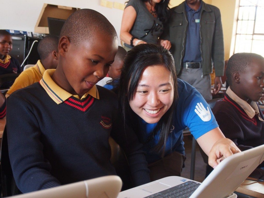 IESC participant, Stacy Yee, on assignment in Swaziland.
